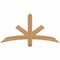 Ekena Millwork Alberta Smooth Timber Gable Bracket, Western Red Cedar, 48"W x 24"H x 3 1/2"D x 3 1/2"F, 12/12 Pitch GBW048X24X0404ALB00SWR - alternate 1